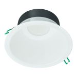 Philips LED Alasvalo Coreline DN142B Aluminium Valkoinen 10.7W 1200lm 60D - 840 Kylmä Valkoinen | Odetnij 155mm - IP54 - Himmennettävä - Valkoinen Heijastin
