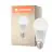 Ledvance Smart+ Mattamustaer E27 A60 9W 806lm - 827-865 Säädettävä Valkoinen | RGBW - Himmennettävä - Korvaa 60W