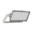 Ledvance LED Valonheitin Max Radial 25 Aluminium Harmaa 600W 92300lm 25D - 740 Kylmä Valkoinen | IP66 - Symmetrinen