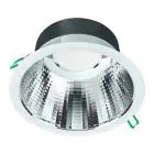 Philips LED Alasvalo Coreline DN142B Aluminium Valkoinen 19.2W 2300lm 60D - 840 Kylmä Valkoinen | Odetnij 200mm - IP54 - UGR